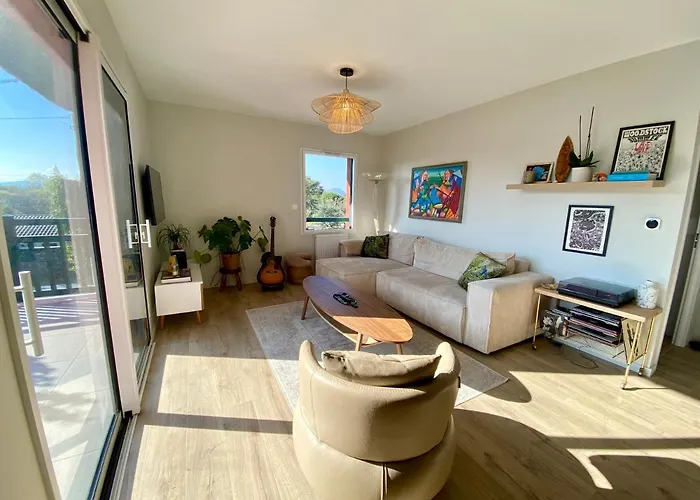 Superbe Appartement, Grande Terrasse Vue Et Montagne * Saint-Jean-de-Luz